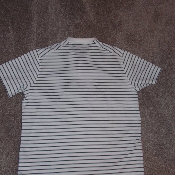 Nike Golf - Victory Striped Dri-FIT Golf Polo Shirt - White Size XXL - Picture 4 of 6